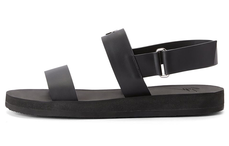 

Кожаные сандалии с логотипом Saiph Giuseppe Zanotti, Original Shoe Box Included