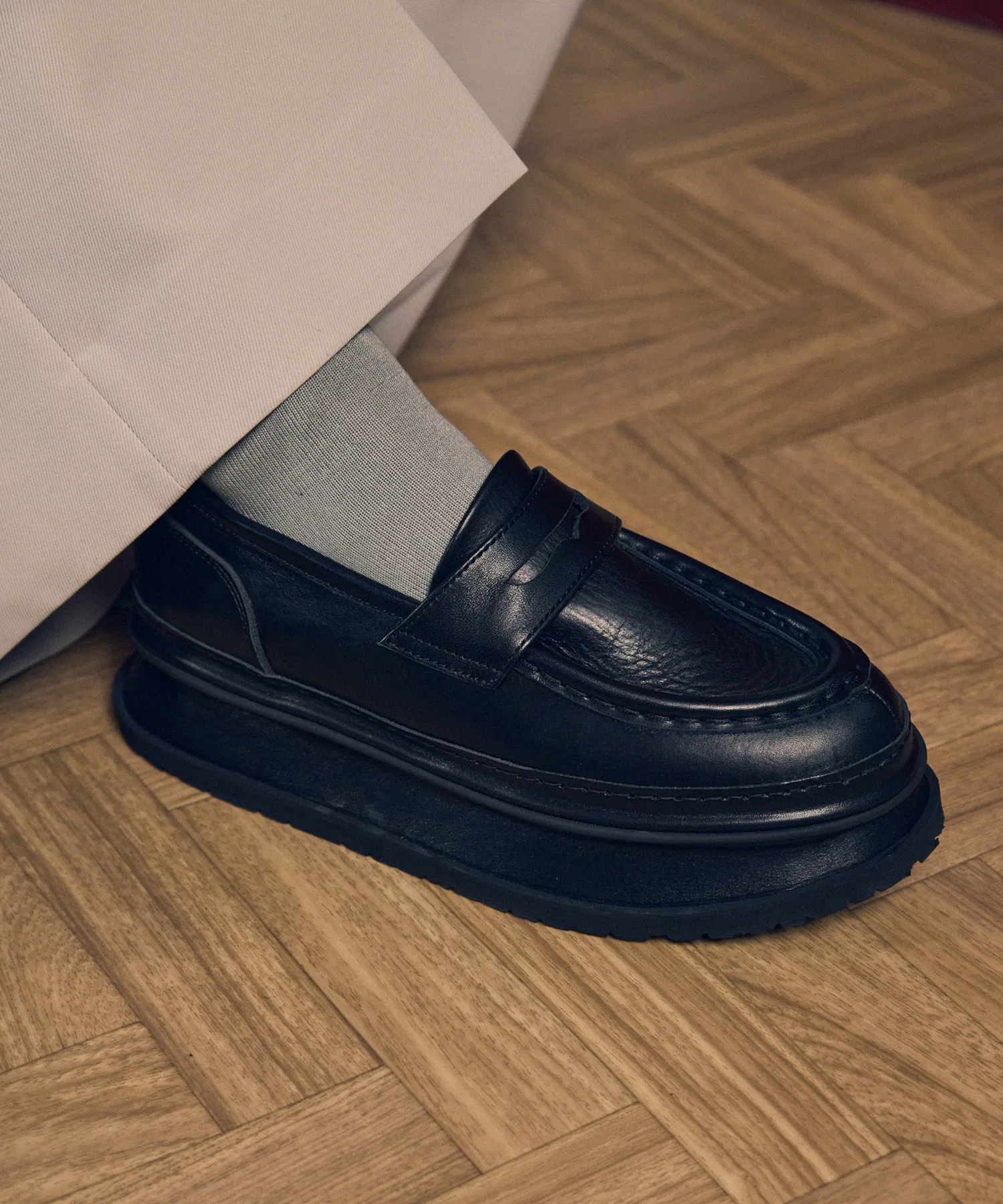 Унисекс лоферы MAISON SPECIAL с подошвой Vibram