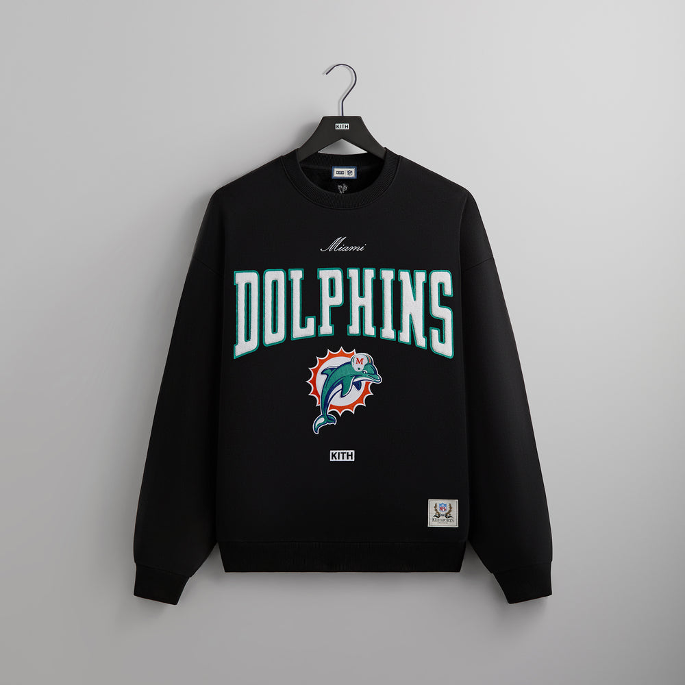 

Толстовка Kith & '47 for the NFL: Dolphins Nelson Crewneck, черный