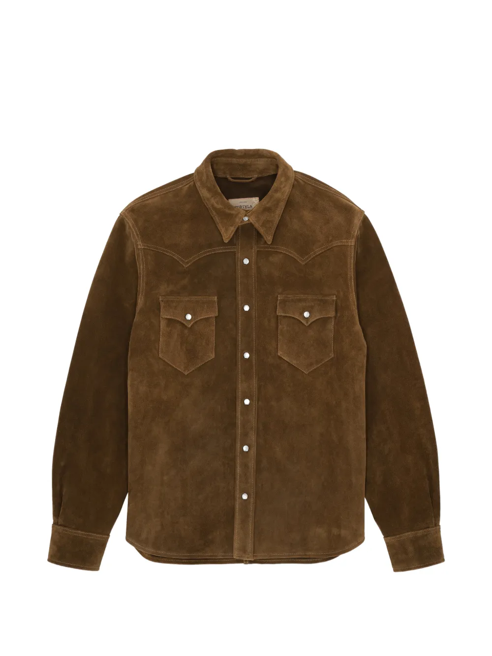 

Ковбойская рубашка из замши Fortela, коричневый