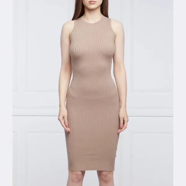 

Платье Eve с добавлением льна Guess, бежевый