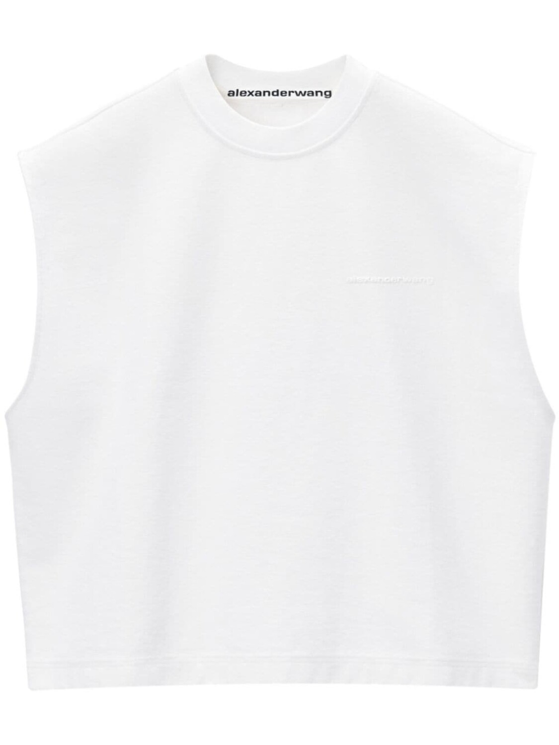 

Alexander Wang топ с тисненым логотипом, белый