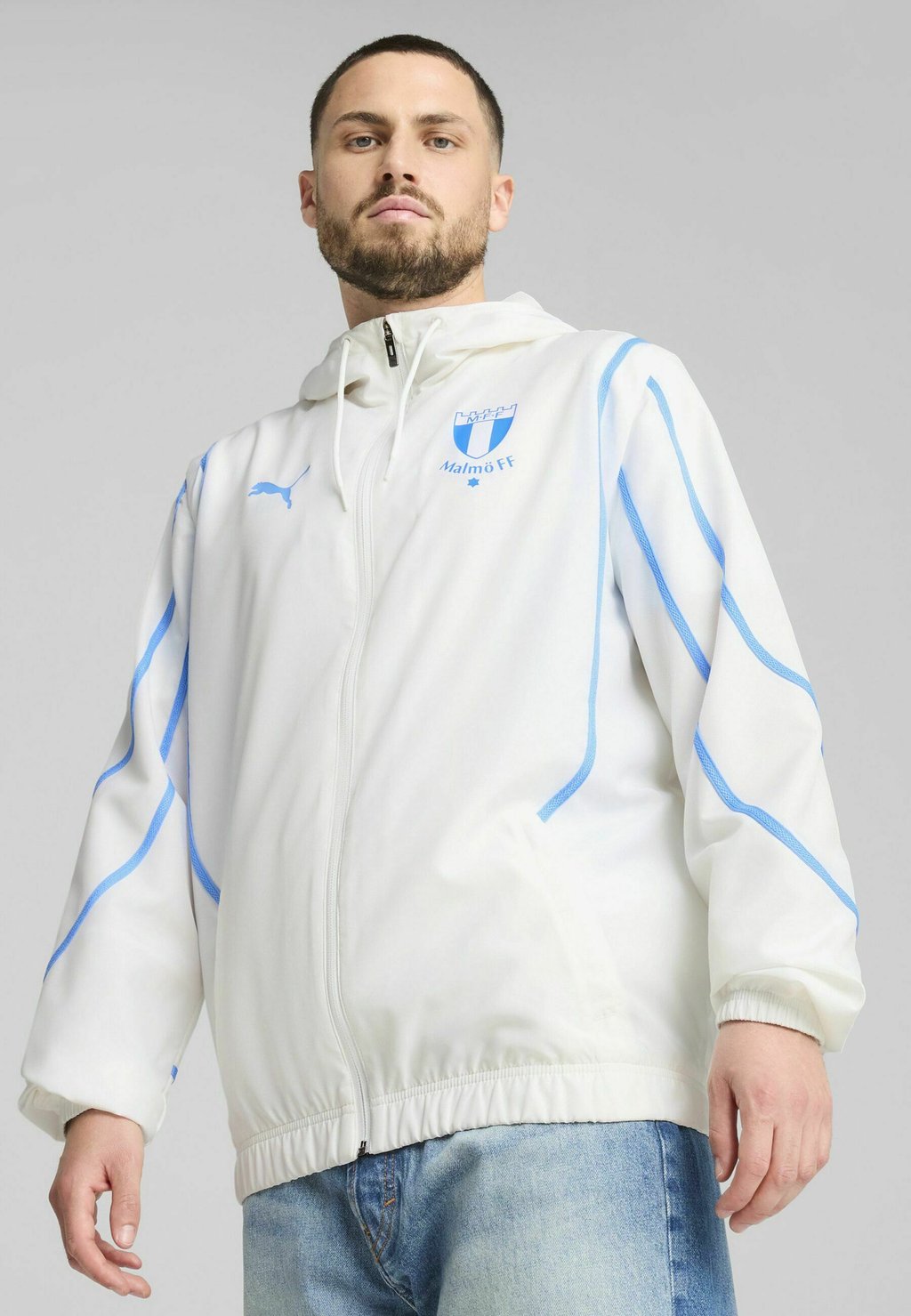 

Тренировочная куртка MALMÖ FF PRE-MATCH Puma, белый