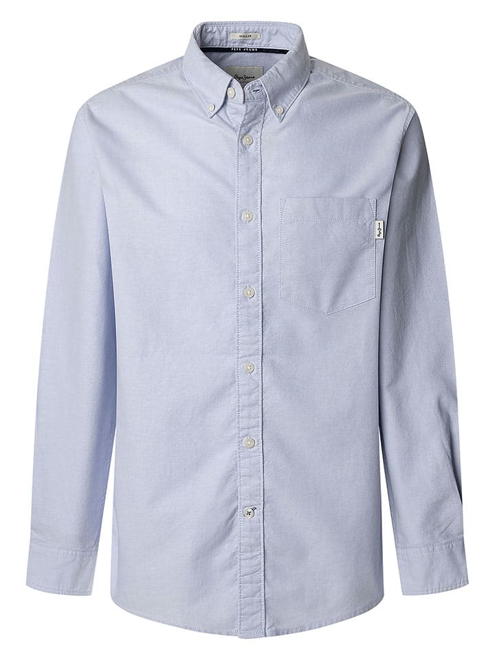 

Рубашка Andrew Pepe Jeans, светло-синий