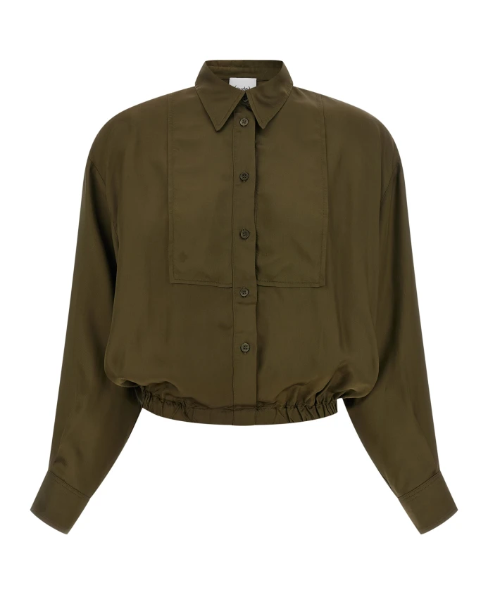 

Рубашка из жидкой вискозы Nude, зеленый