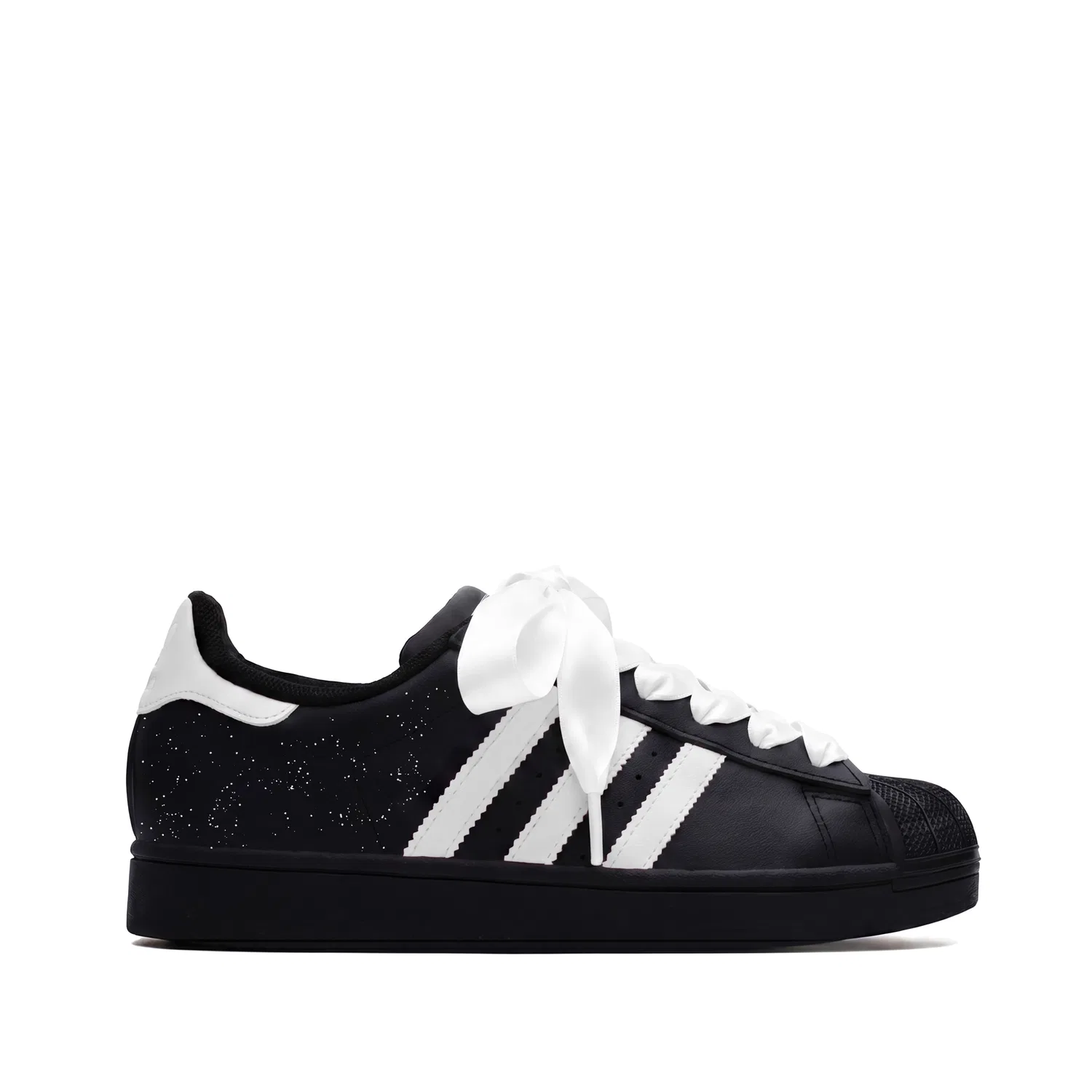 Детские кроссовки для скейтбординга Adidas Originals Superstar 2 черно-белые — фото 3