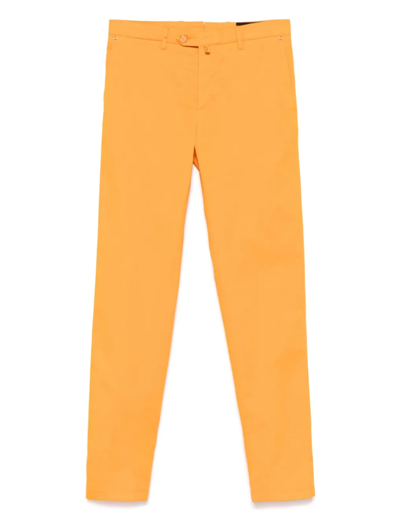 

Хлопковые чиносы Kiton, оранжевый