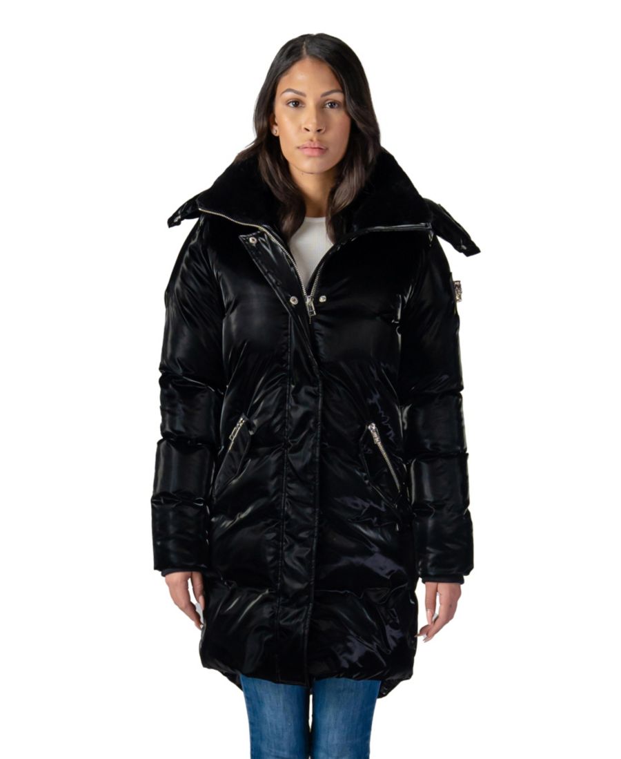 

Женское нестеганое пальто Penguin Woodpecker, All wet black