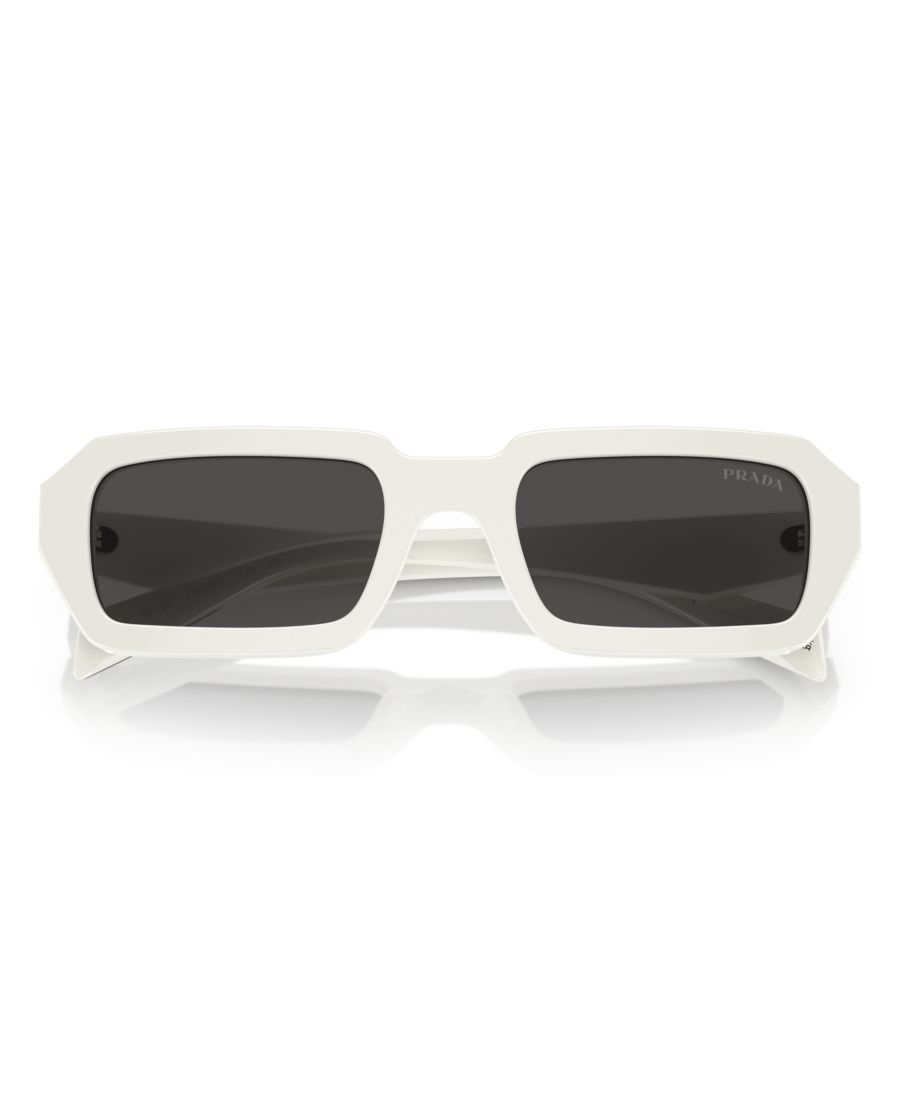 Женские солнцезащитные очки Symbole Geometric, PR A12S PRADA, White — фото 3