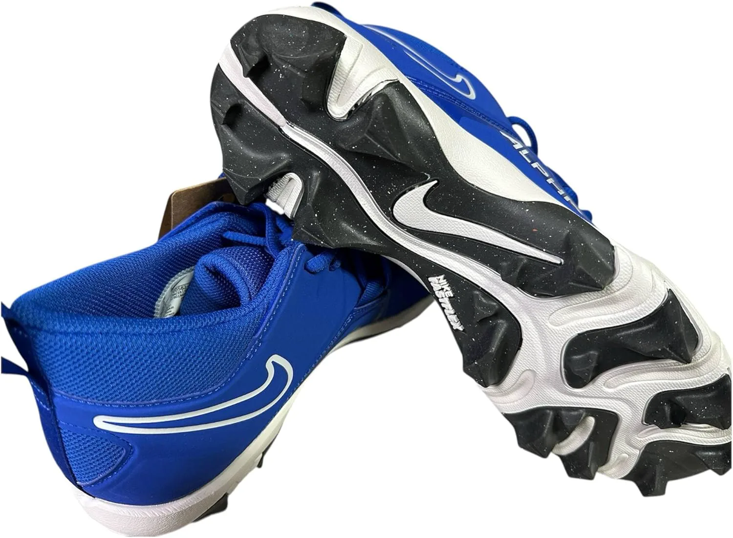 Бутсы для футбола мужские Nike Alpha Menace 3 Shark, сине-белый — фото 3