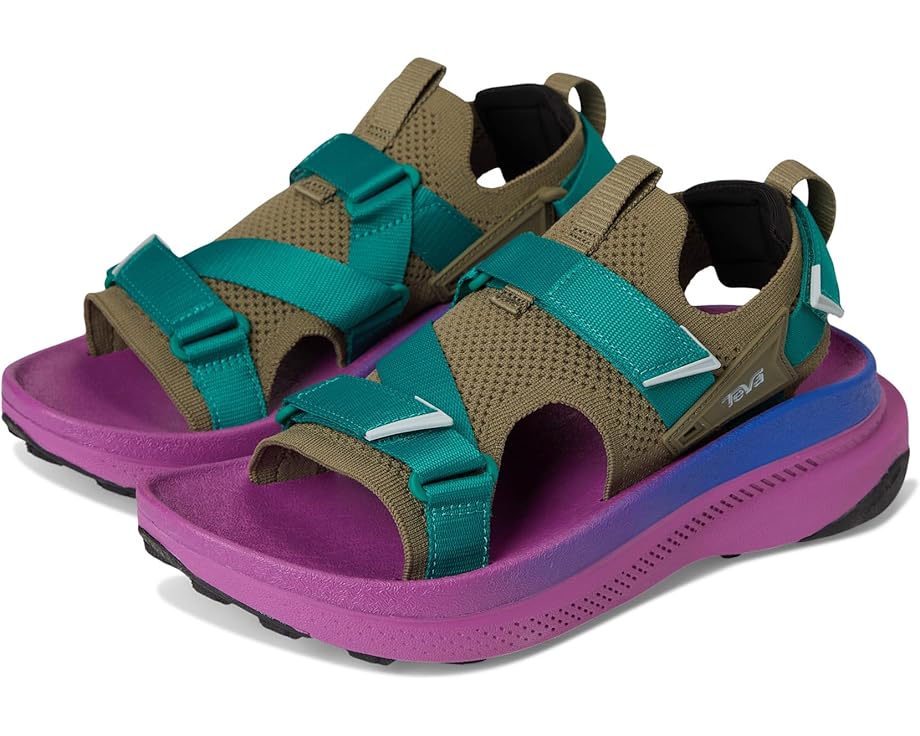 Сандалии Teva Aventrail Shoe, цвет Burnt Olive/Vivid Violet 1