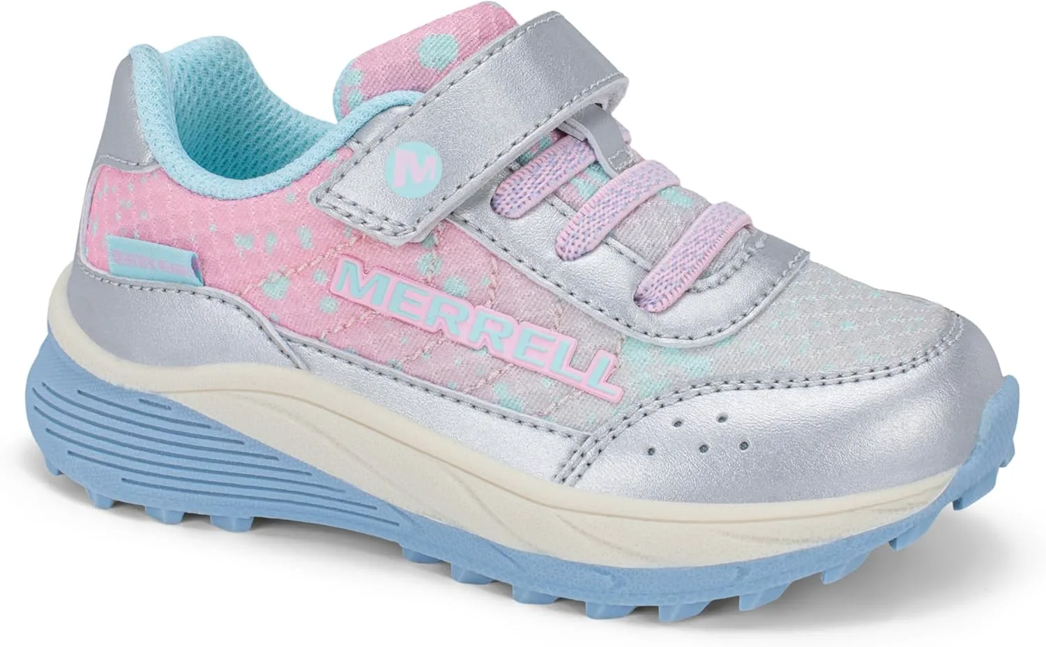 Кроссовки Merrell Unisex-Child S Nova FST Jr, серебристый/розовый