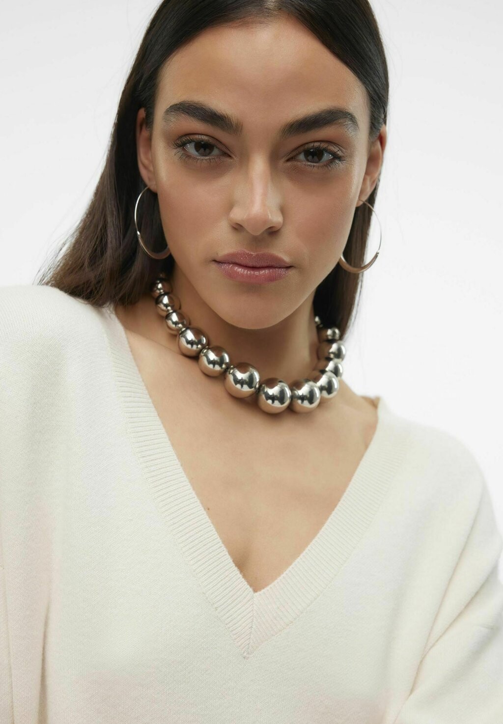

Платье макси LANGES Vero Moda, бежевый
