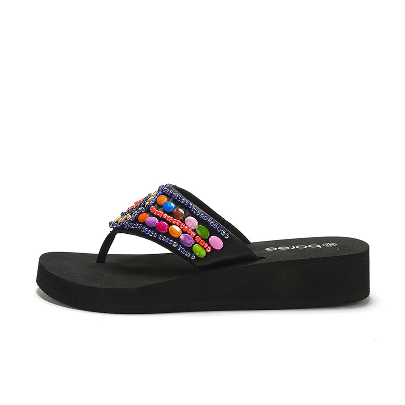 

Шлепанцы женские Boree, цвет Black/Water Red