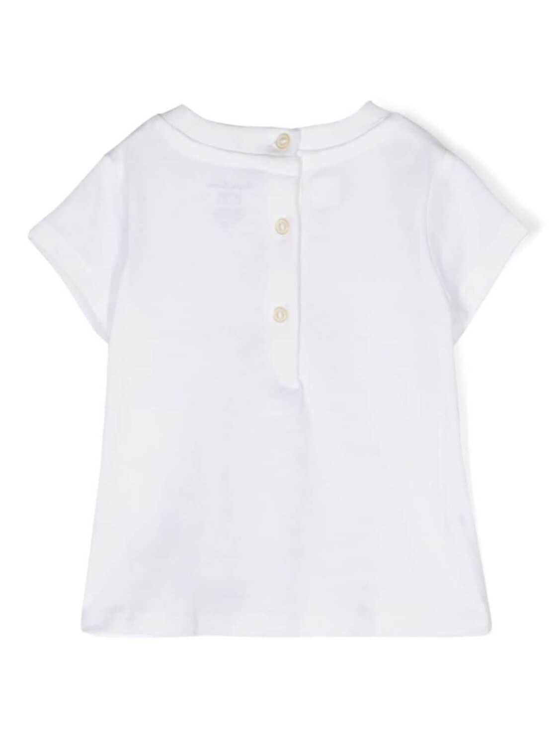 Ralph Lauren Kids футболка с вышитым логотипом, белый — фото 2