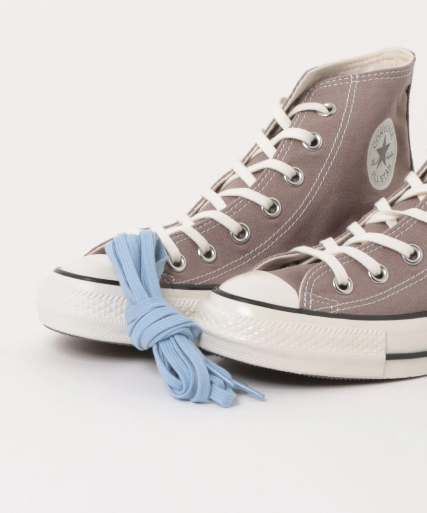 Мужские высокие кеды из хлопка CONVERSE ALL STAR AGED HI CAT&DOG коричневые — фото 4