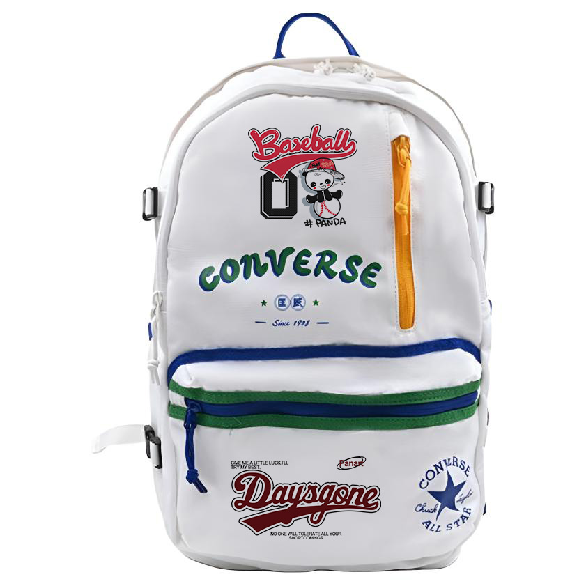 

Converse Полиэстеровый рюкзак с узорчатым принтом унисекс разноцветный, Baseball Panda
