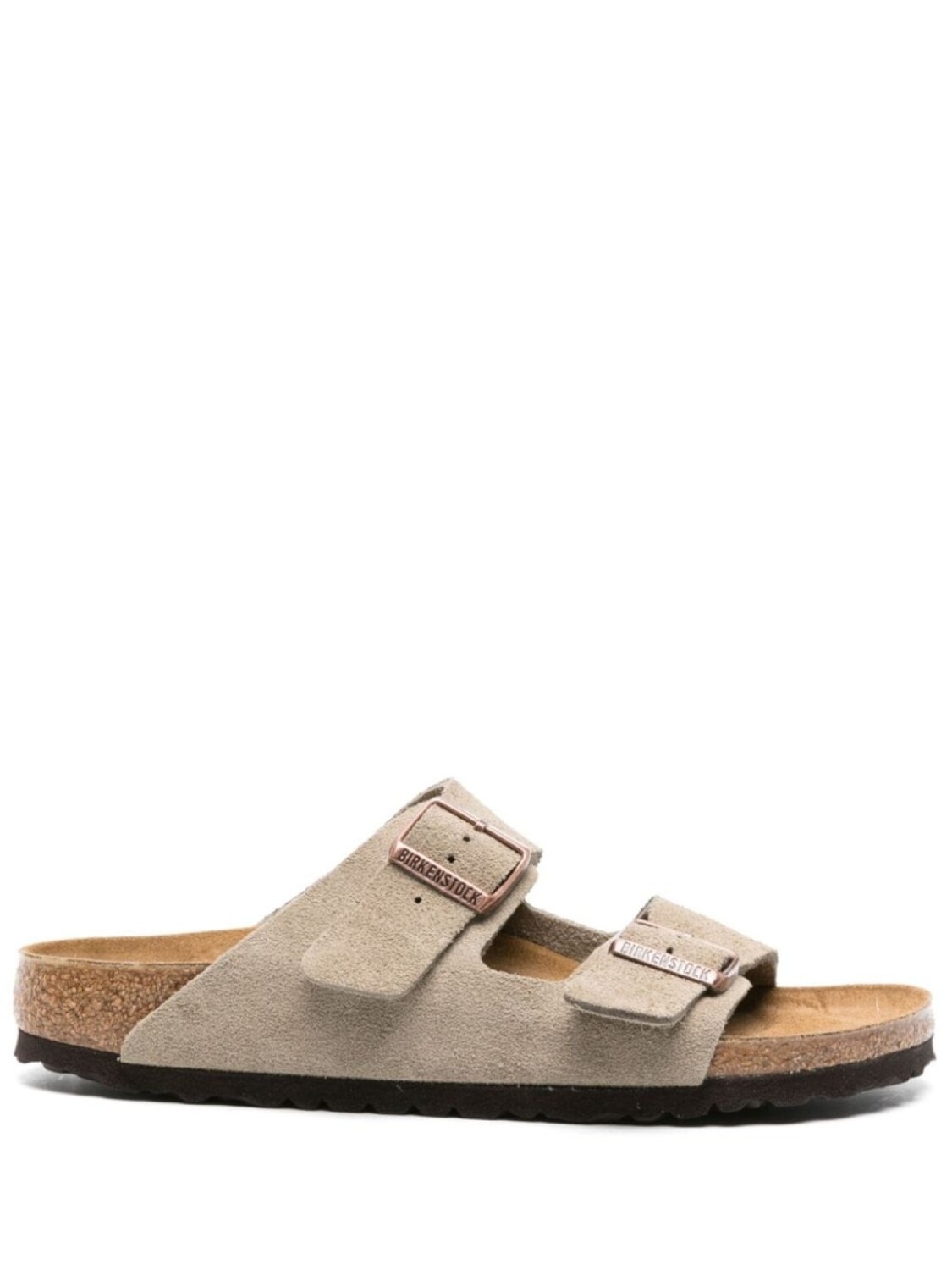 Сандалии Birkenstock Arizona Suede Leather узкие, бежевый
