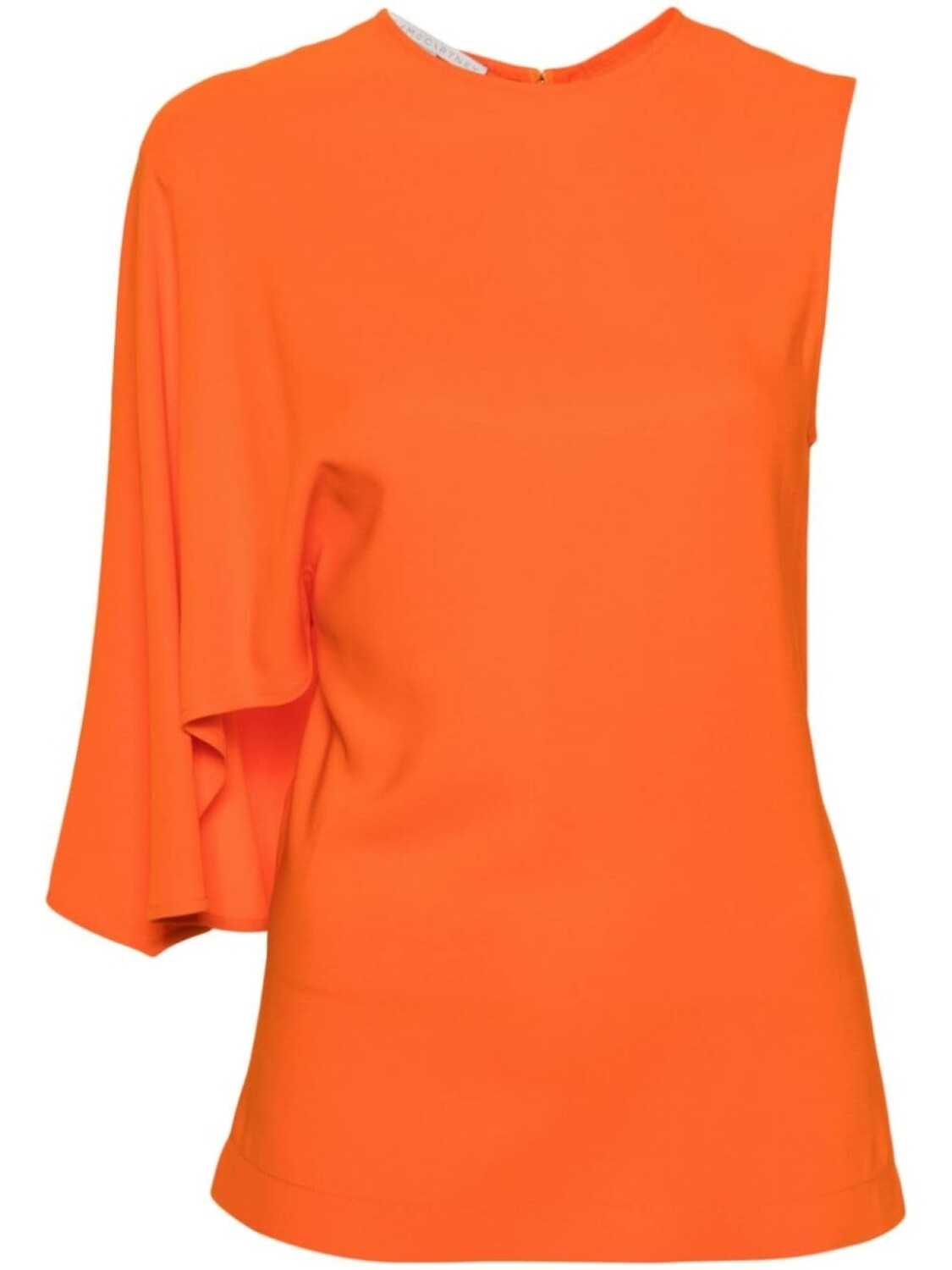 

Stella McCartney топ асимметричного кроя с кейпом, оранжевый