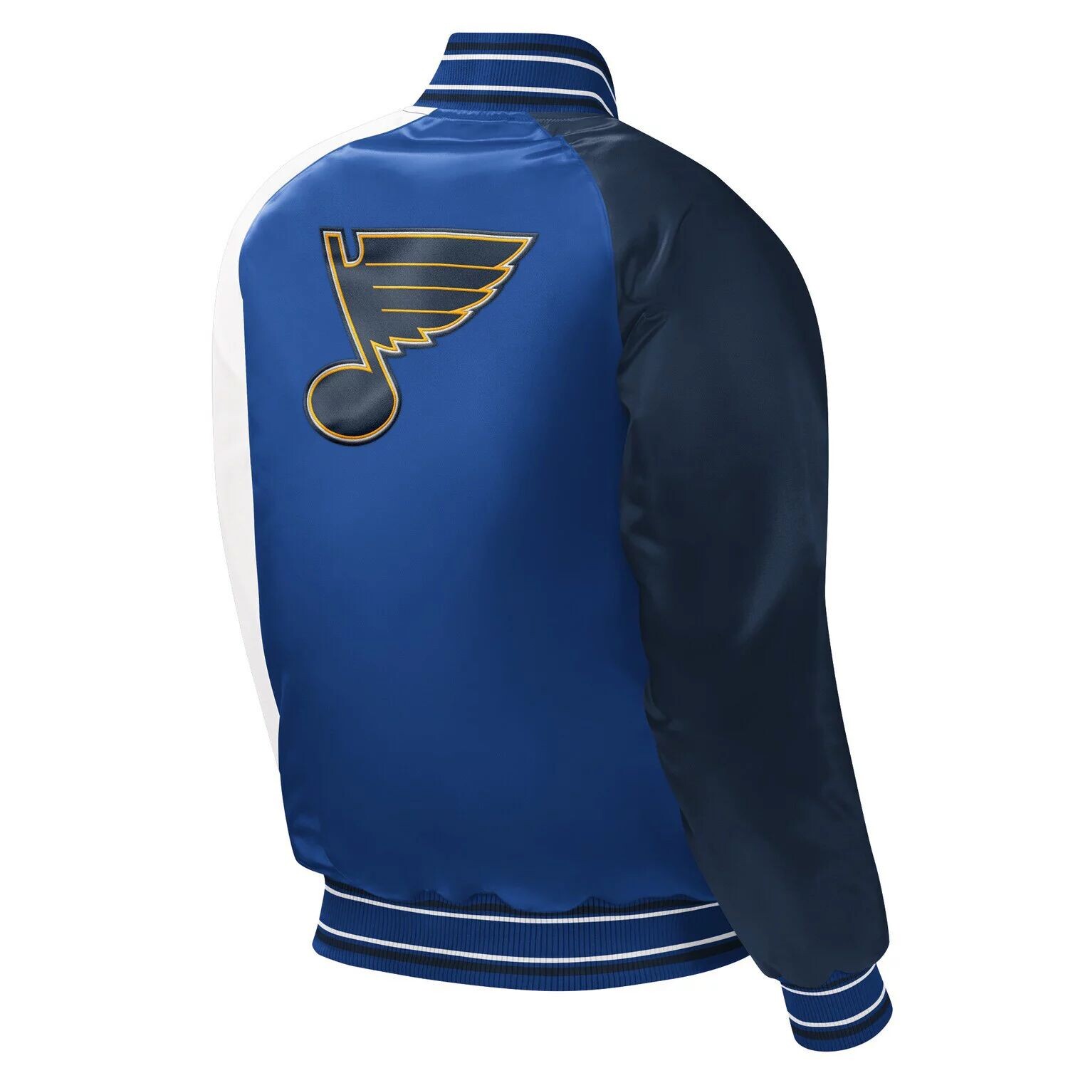 Синяя университетская куртка с длинными кнопками реглан Youth Starter St. Louis Blues Starter — фото 3