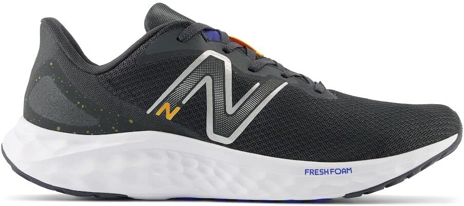 Кроссовки для бега New Balance Men's Fresh Foam Arishi V4, Blacktop/Hot Marigold — фото 3
