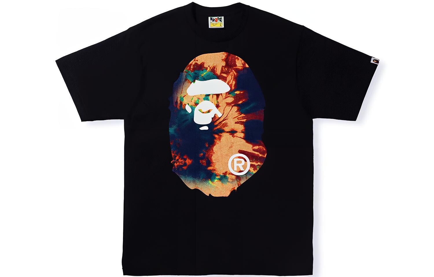 

Футболка Ape Head Series для мужчин A Bathing Ape, черный/синий