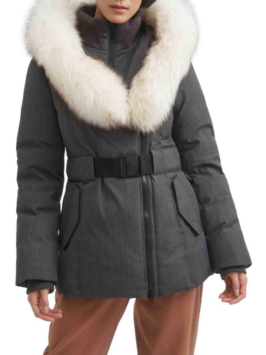 

Пуховик Eva-B с искусственным мехом и вырезом в форме сердца TOBOGGAN CANADA, цвет Charcoal White, Белый, Пуховик Eva-B с искусственным мехом и вырезом в форме сердца TOBOGGAN CANADA, цвет Charcoal White
