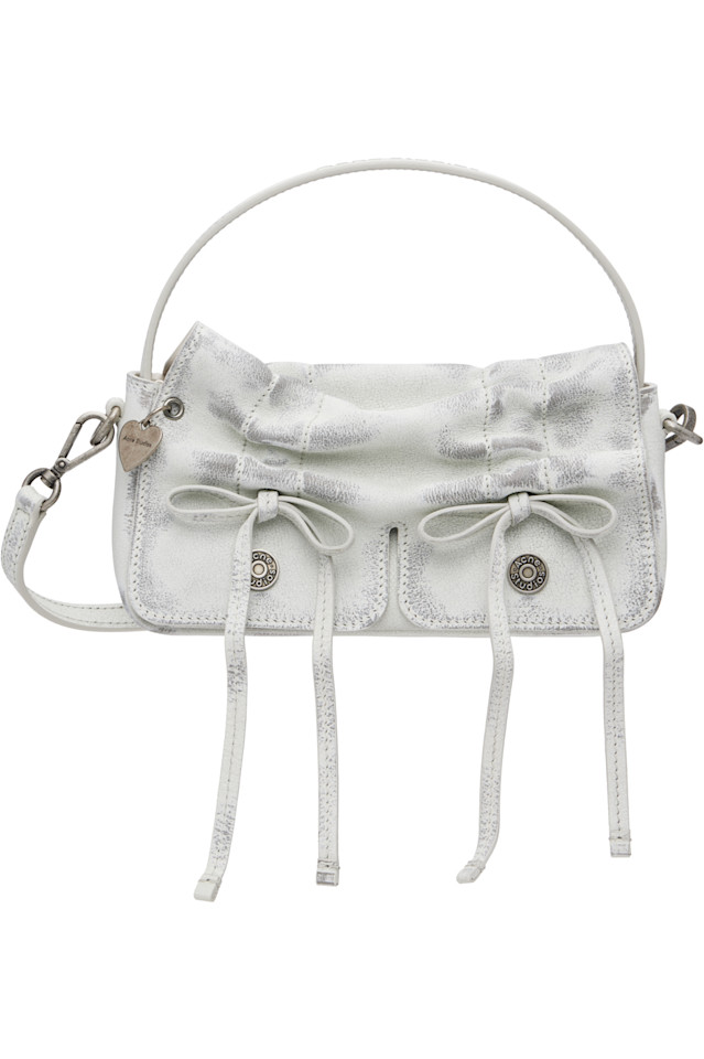 

Acne Studios Белая многокарманная микросумка