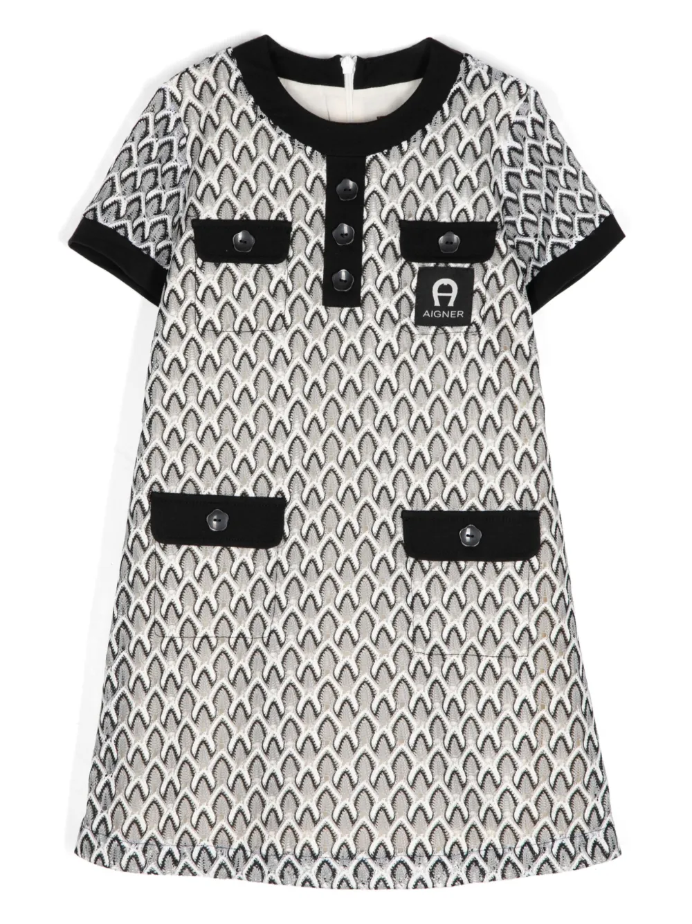

Платье с логотипом Aigner Kids, черный