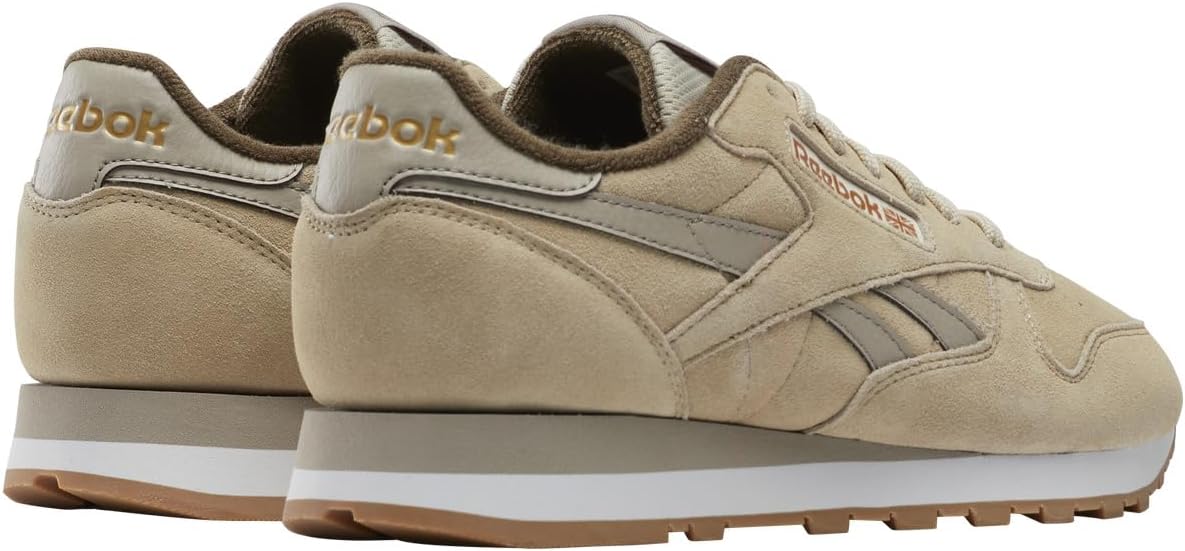 Кроссовки-бутсы Reebok Классическая кожа, Classic Beige Classic Beige Ash — фото 3
