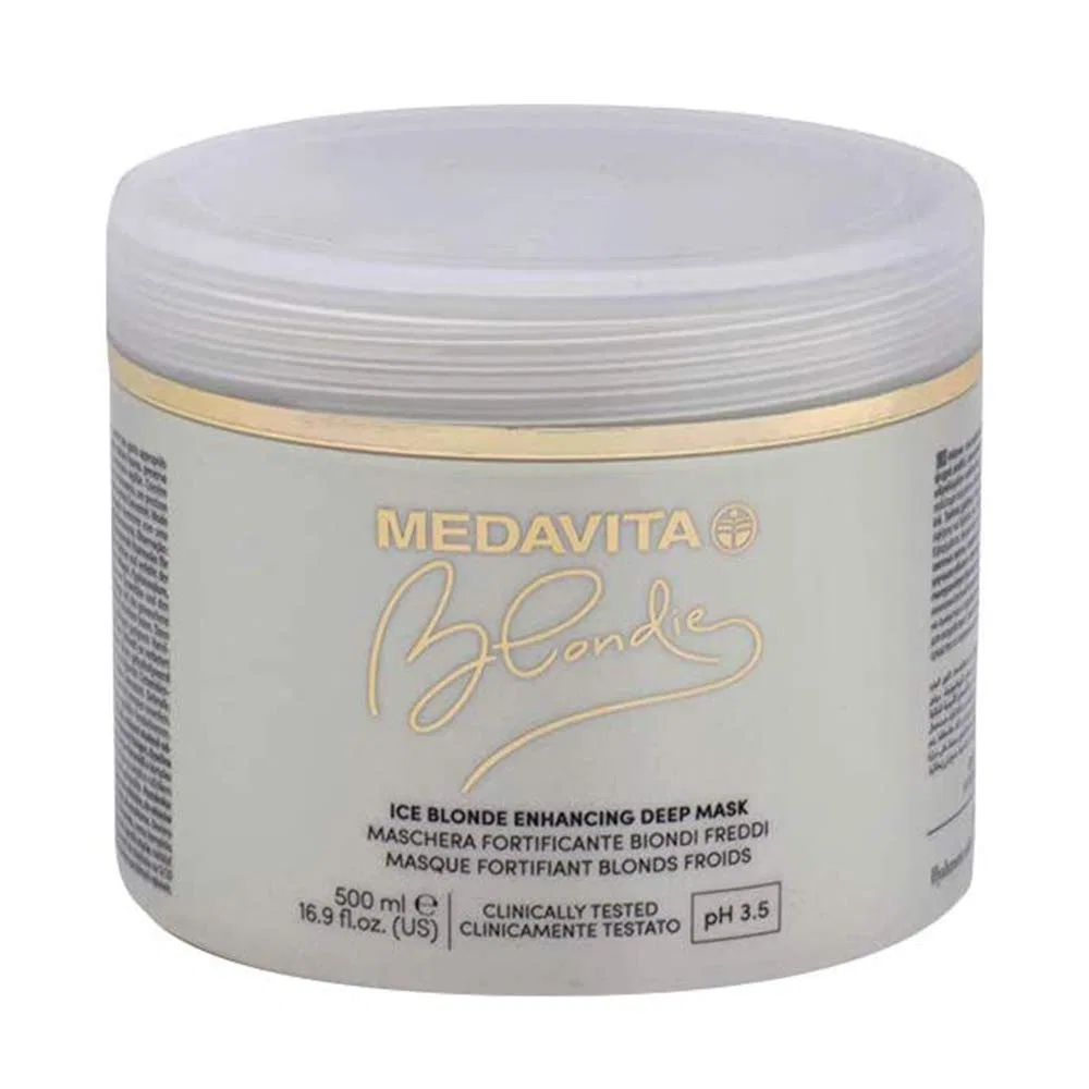 Маска Medavita Ice Blonde для усиления холодного блонда, 500 мл Medavita