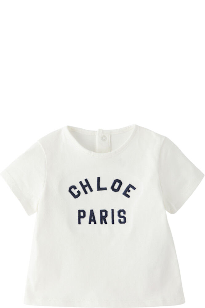 

Футболка с логотипом Baby Off-White Chloé