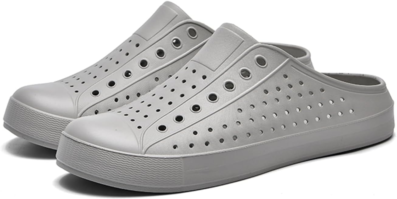 

Женские и мужские садовые сабо, повседневные тапочки, сандалии с быстрой сушкой, летние противоскользящие пляжные обувь Abborora, 1