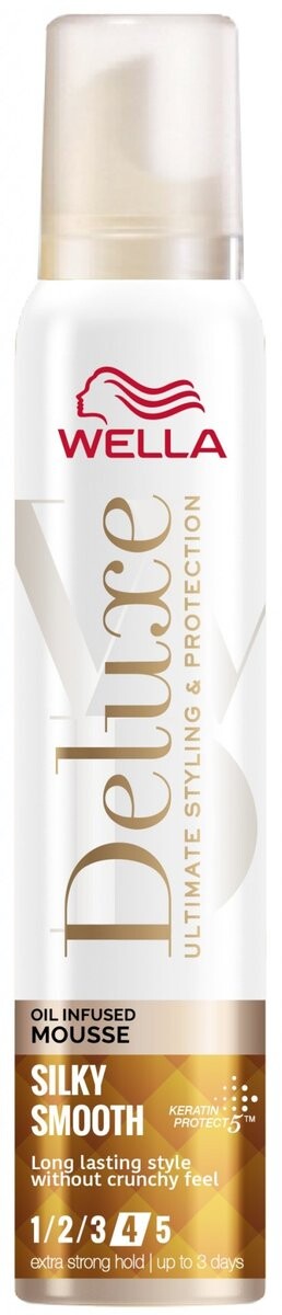 Wella, Deluxe Oil Silky Smooth, мусс для волос, 200 мл — фото 3
