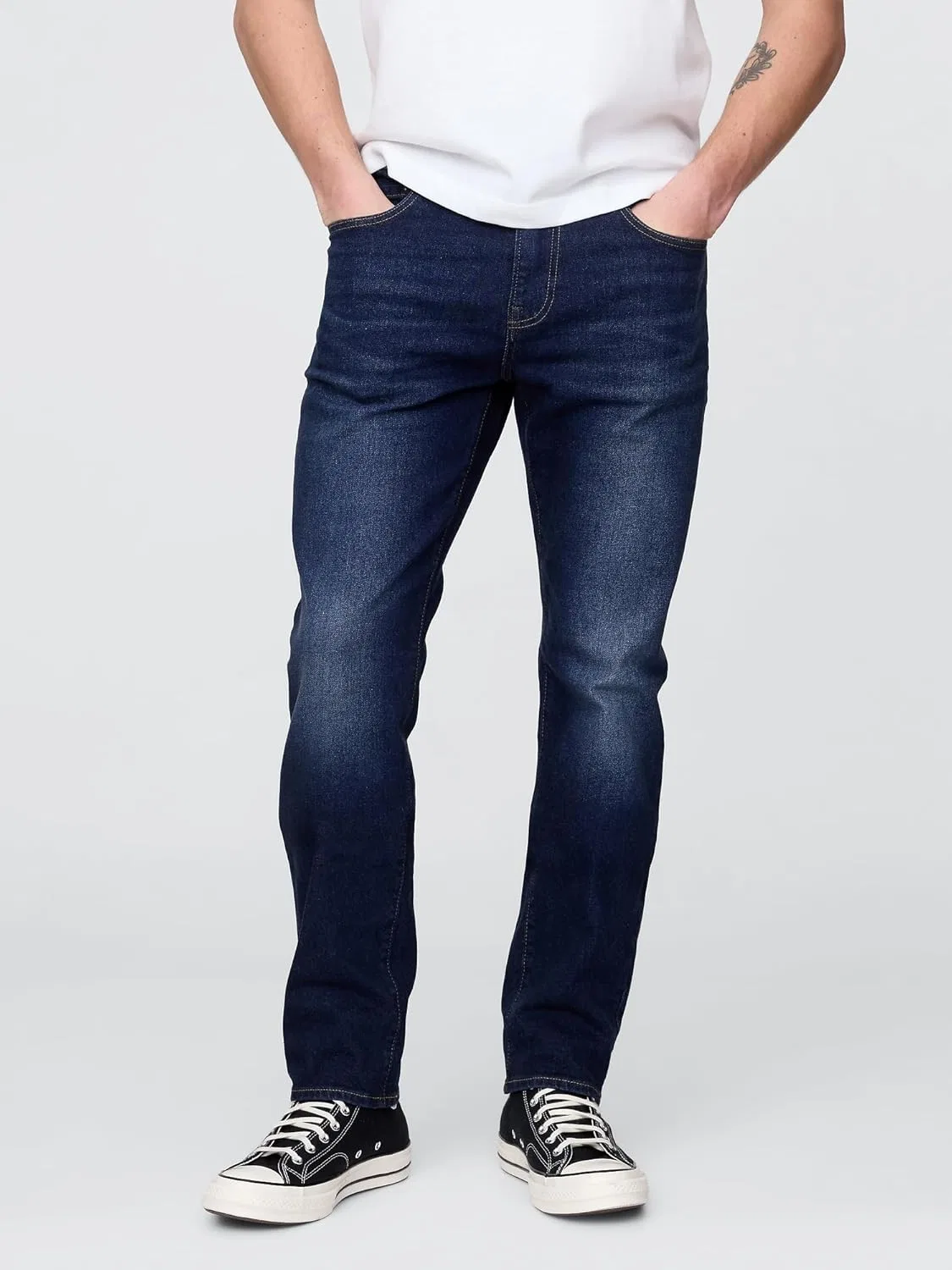 Джинсы с Gapflex GAP, Worn Dark — фото 3