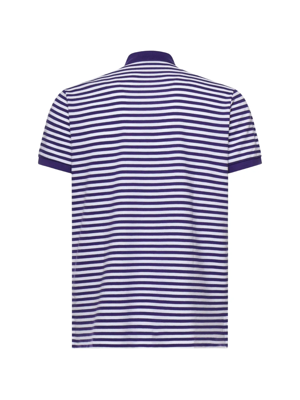Поло с полосками и логотипом Polo Ralph Lauren, фиолетовый — фото 2