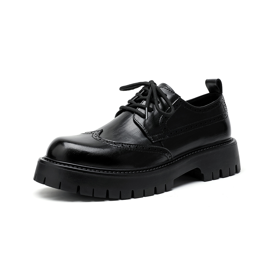 

Повседневные кожаные туфли мужские MADALLO, Black