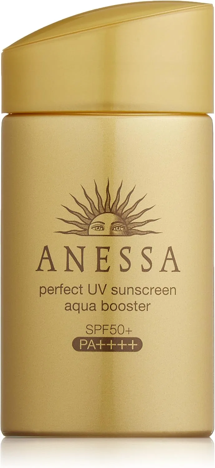 Солнцезащитный лосьон для лица и тела Anessa Perfect UV Aqua Booster 60 мл прозрачный