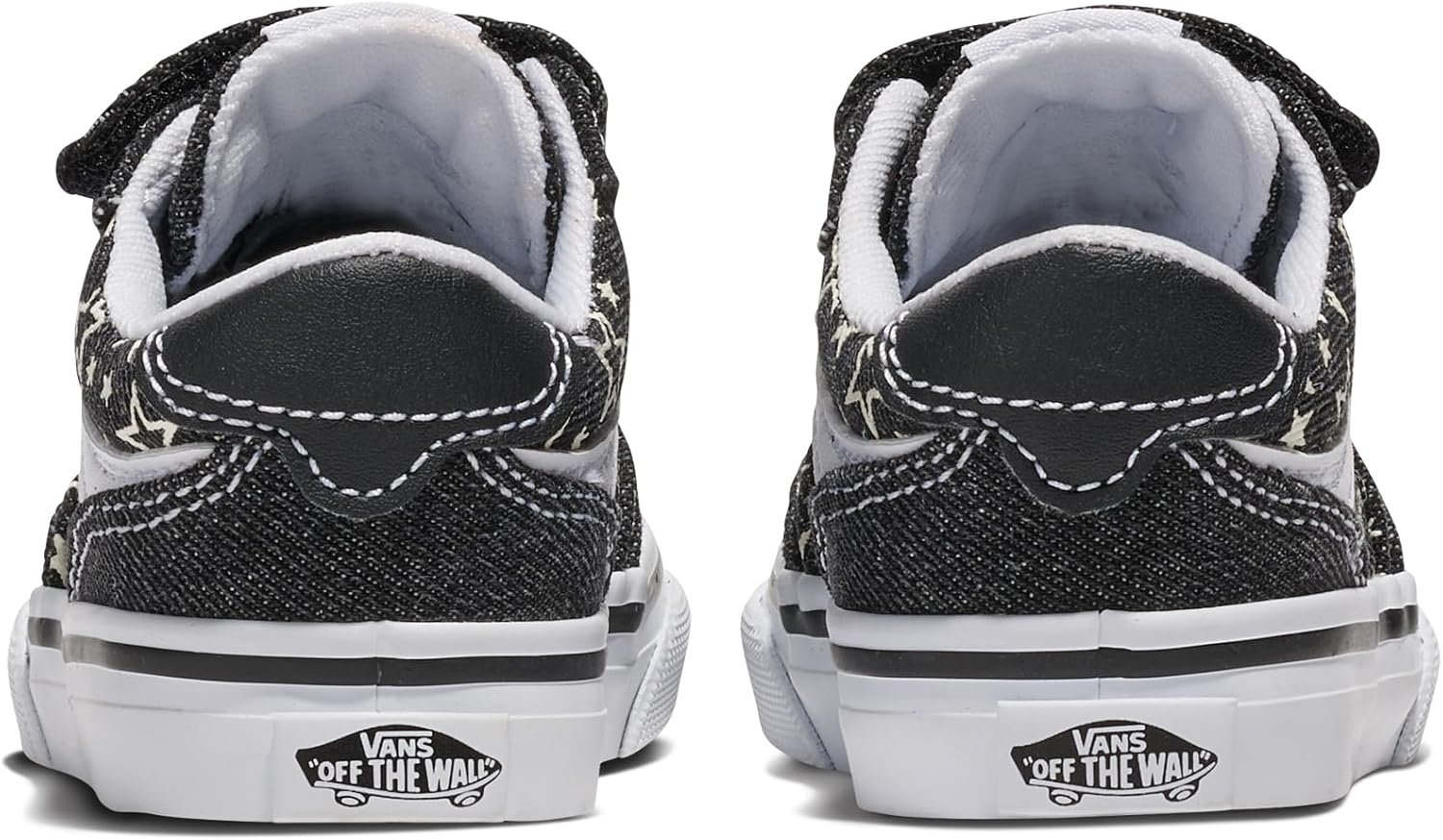 Vans Unisex-Child Brooklyn Ls V Shoe | низкие кроссовки для малышей, мальчиков и девочек, детская обувь, Stars Black — фото 3