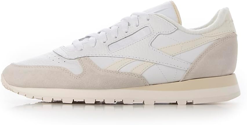 Классические кожаные кроссовки для взрослых, унисекс V1 Reebok, белый/серый/светло-серый — фото 4