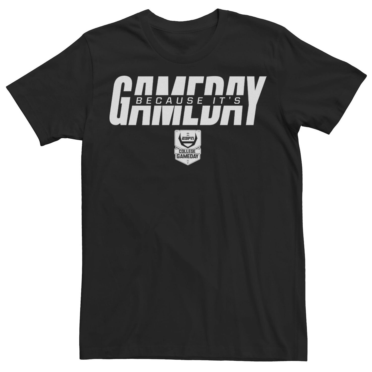 

Мужская футболка с логотипом ESPN «Потому что это Gameday» Licensed Character