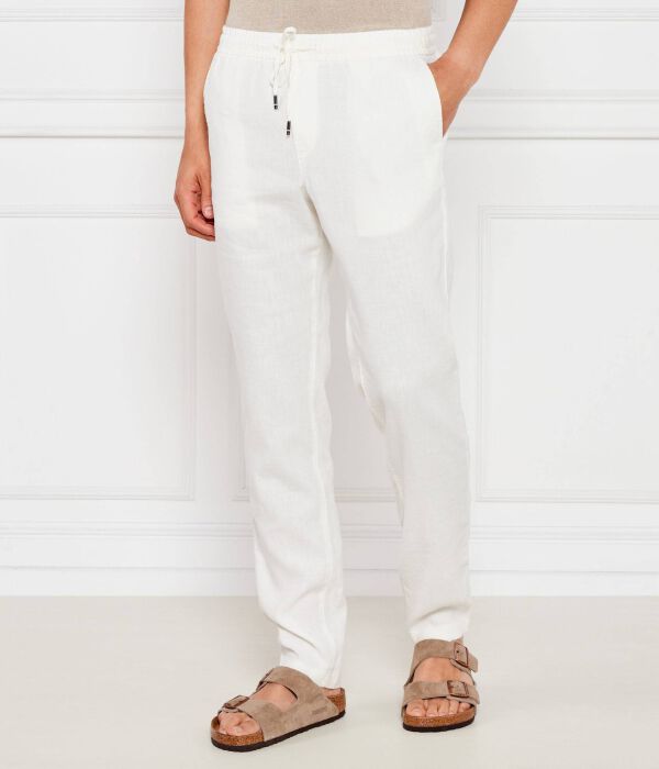 

Льняные брюки-чиносы гарлем Relaxed fit Tommy Hilfiger, экрю