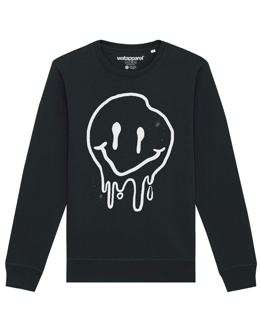 

Свитер Watapparel Sweatshirt Smiley, черный