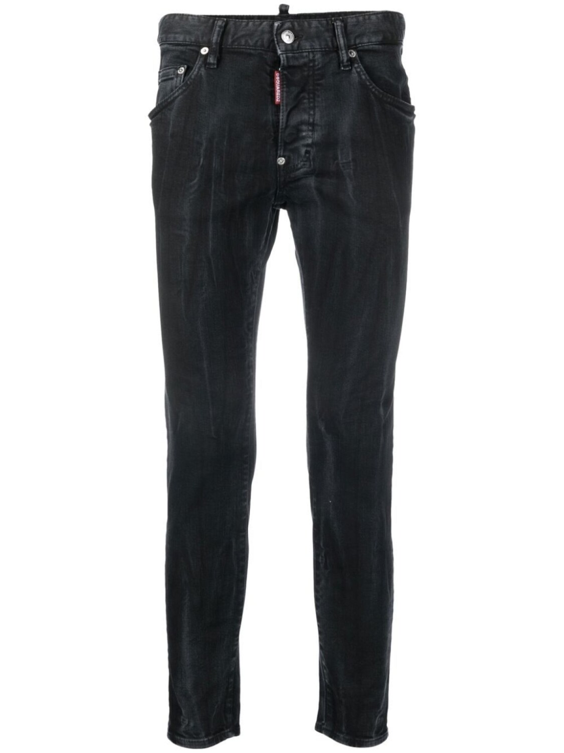 

DSQUARED2 джинсы скинни средней посадки, черный