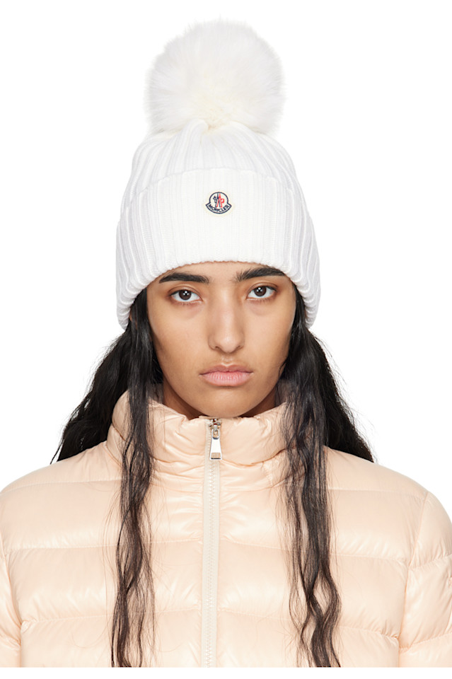 

Бомбер с помпоном Moncler, белый