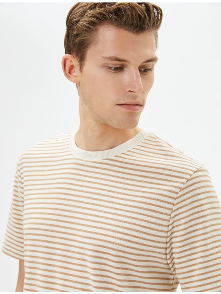 

Футболка KOTON T shirt, цвет braun gestreift