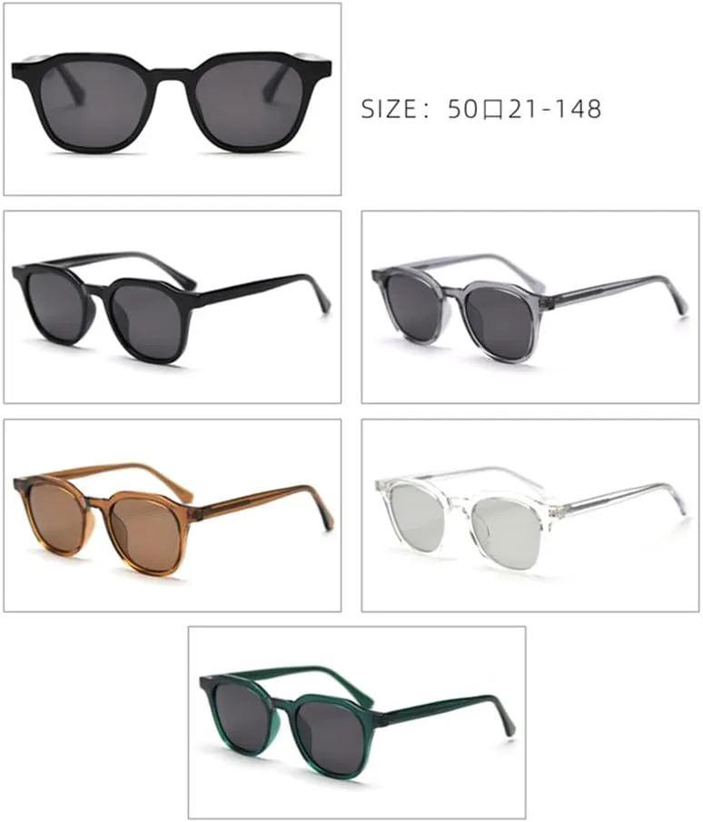 

Ретро солнцезащитные очки для женщин, поляризованные солнцезащитные очки для мужчин, аксессуары из ацетата с защитой от УФ-излучения UV400 generic, Black