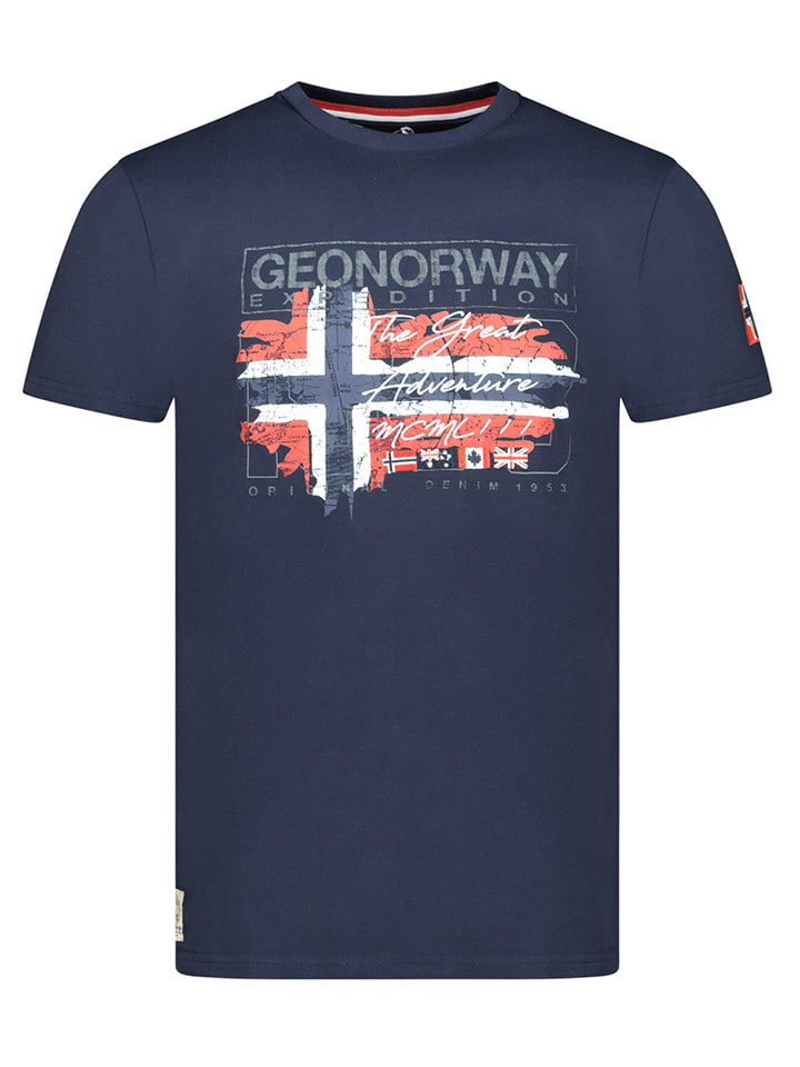 

Футболка Geographical Norway, темно-синий