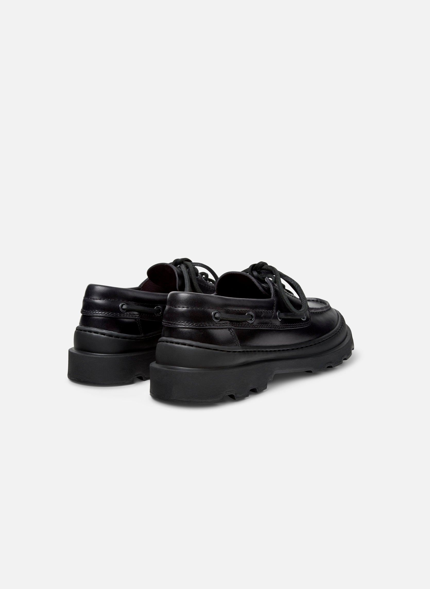 Женские лодочные туфли Camper Brutus+, коричневый — фото 4