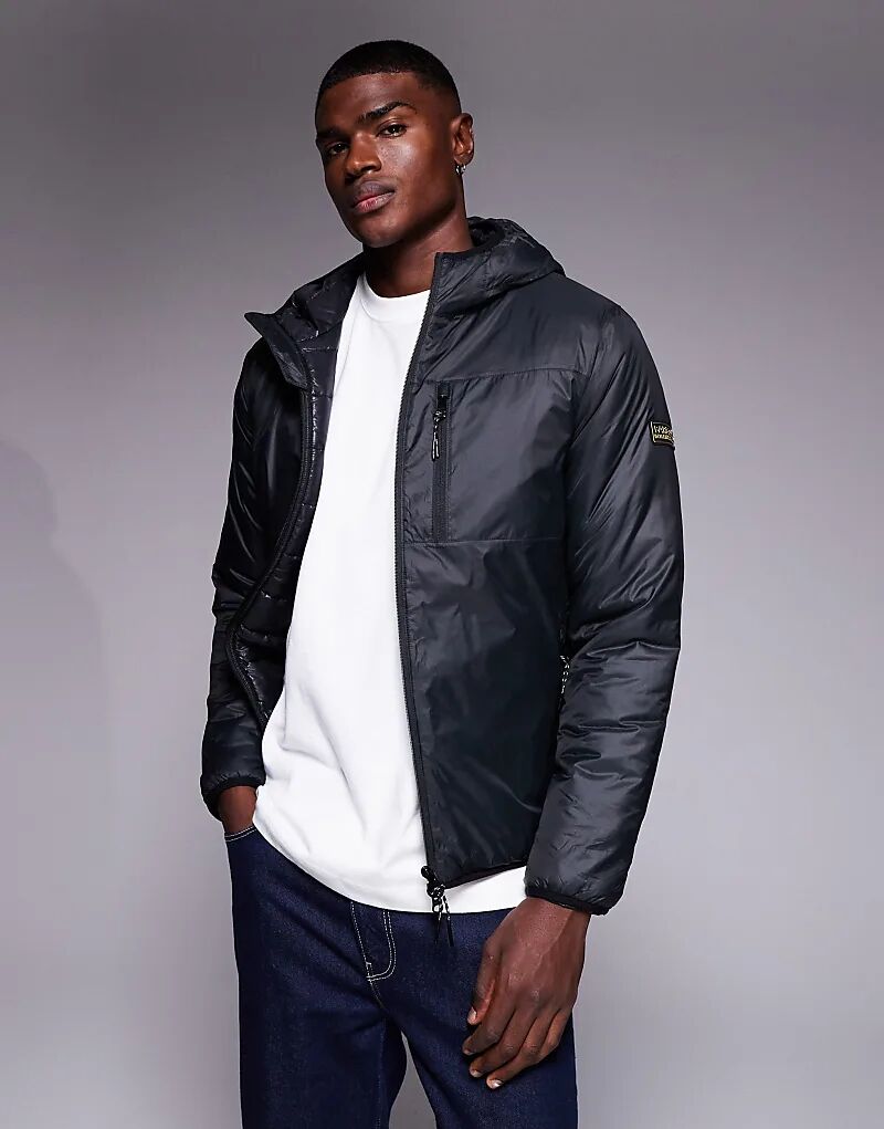 

Стеганая куртка Barbour International Lumley черного цвета